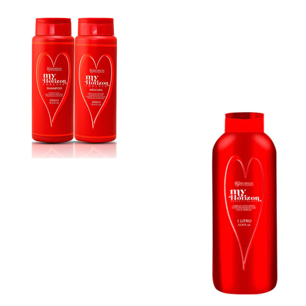 Hair Volume Reducer & Home Care Kit - Robson Peluquero My Horizon 1Lt