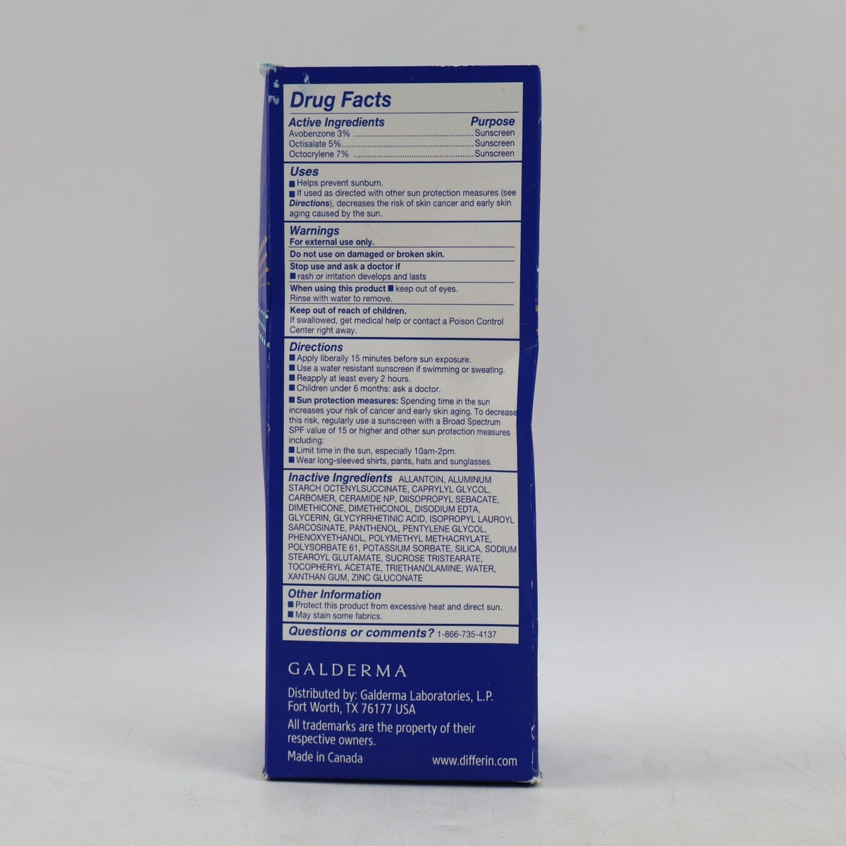 Differin Oil Absorbing Moisturizer SPF 30 - 4oz