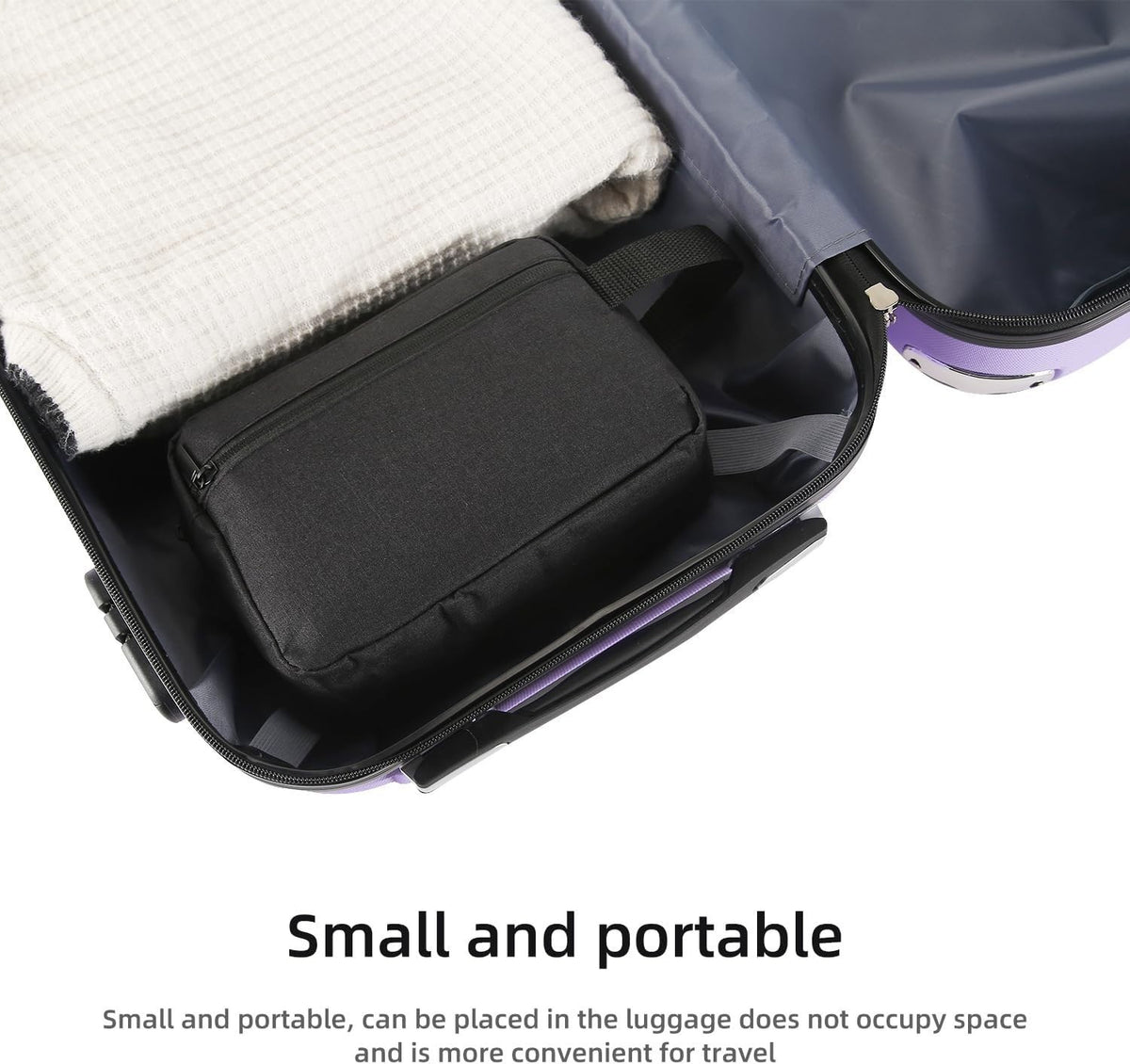 Lightweight Hanging Cosmetic Bag Travel Organizer with Waterproof Fabric