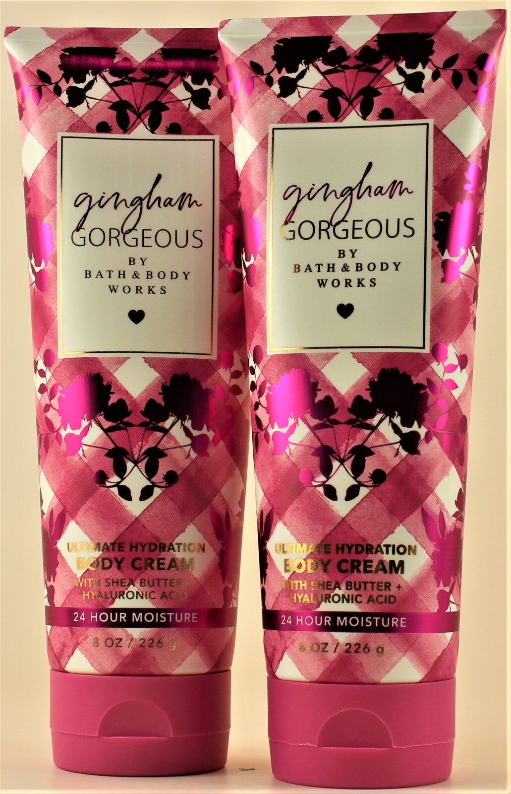 Gingham Gorgeous Body Cream Lotion - 8oz (2-Pack)