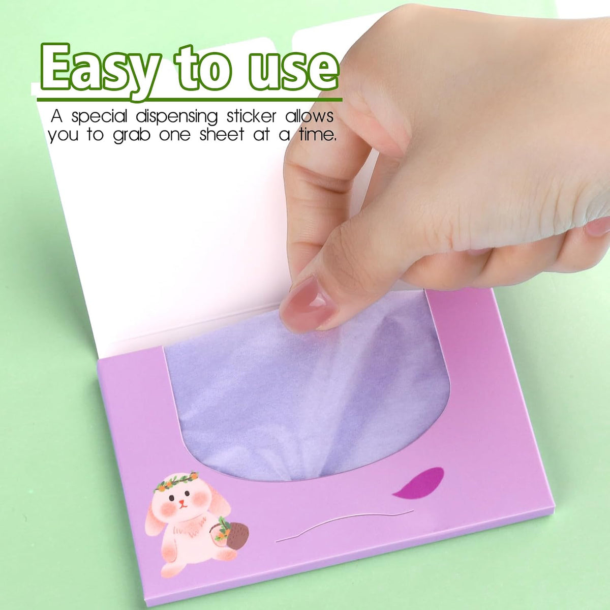 Oil Absorbing Blotting Paper Sheets for Oily Skin, 300 Pack