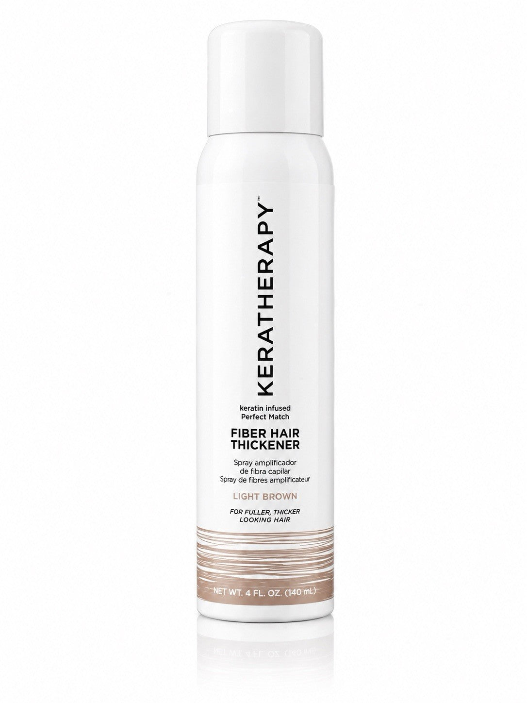 Fiber Hair Thickener Spray Light Brown 4 fl oz
