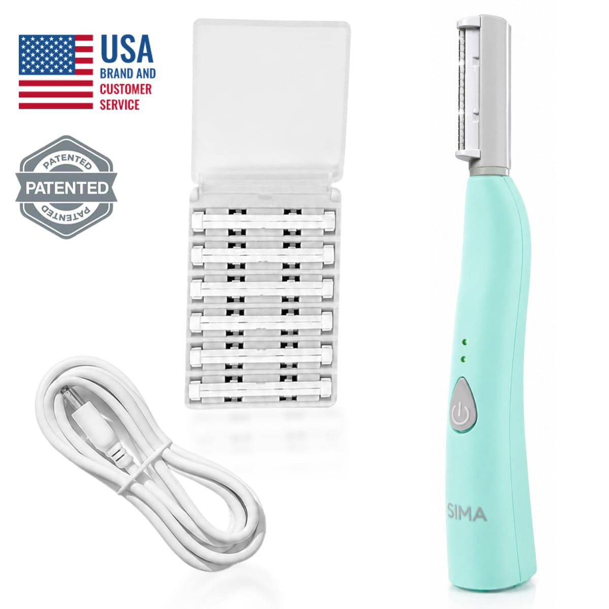 Women’s Dermaplane Razor for Painless Facial Exfoliation & Peach Fuzz Removal