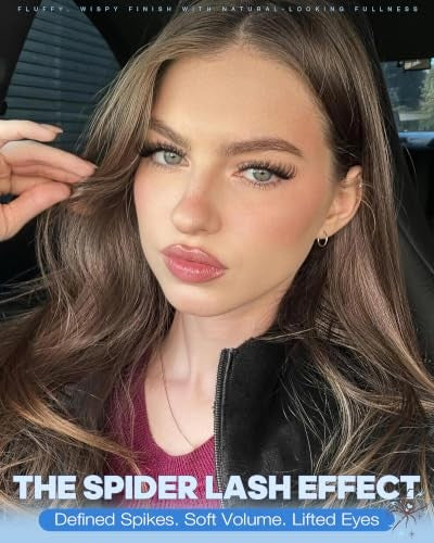 5D Wispy Lash Clusters D-Curl False Eyelashes Natural Look 10-16mm DIY Extensions