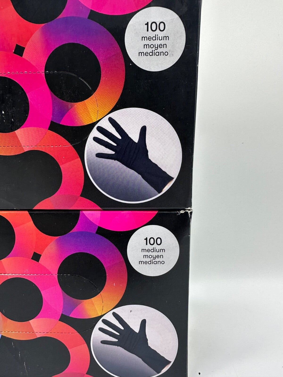 Pack of 200 FRAMAR Midnight Mitts Powder Free Nitrile Gloves 12"