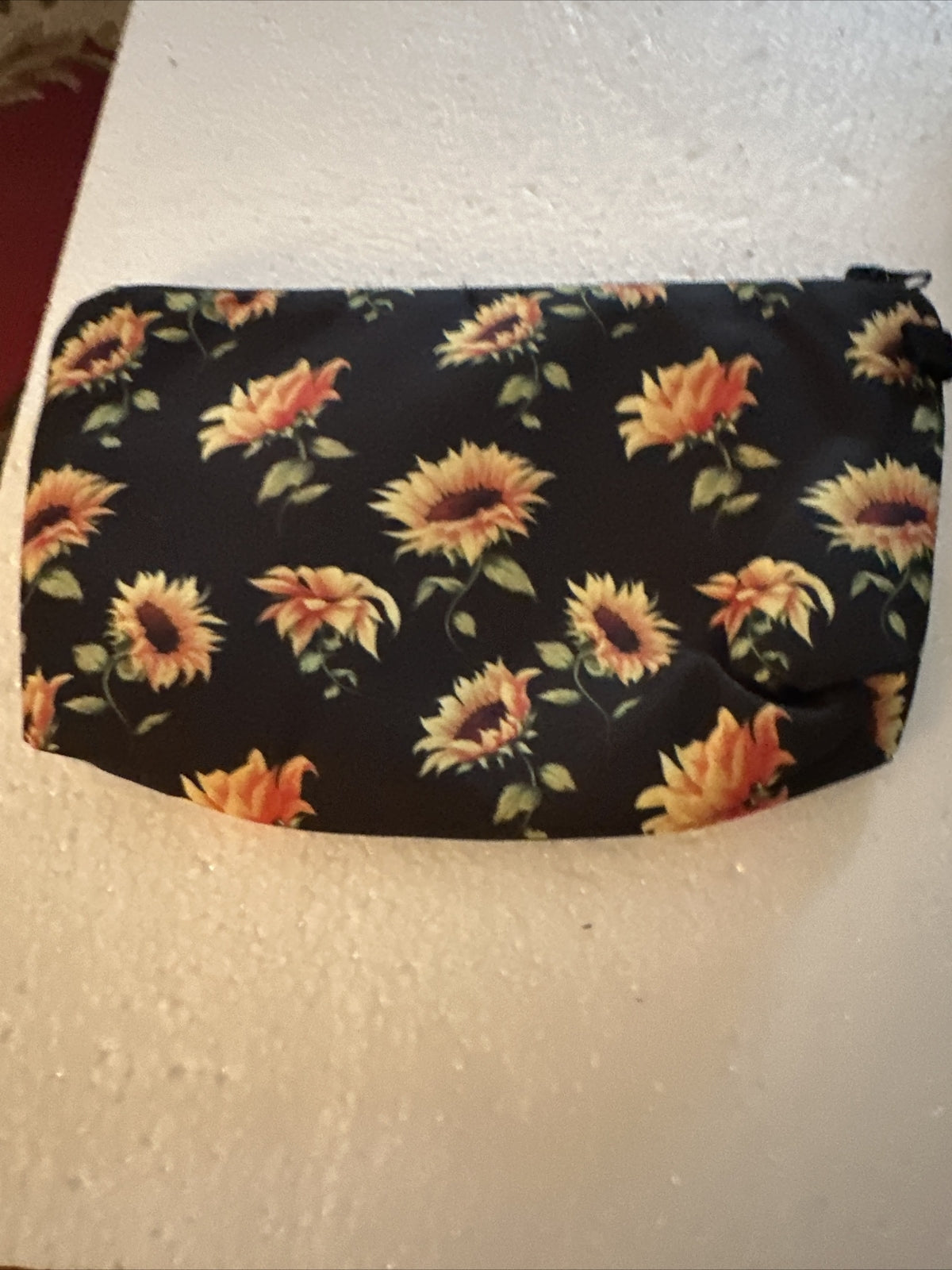 Colorful Sunflower Makeup Bag - Cute Floral Cosmetic Pouch