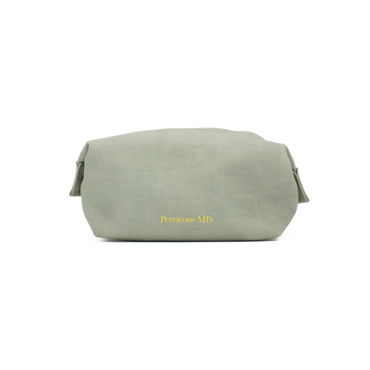 Perricone MD Cosmetic Bag in Sage Green with Gold Details - New