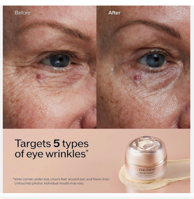 Benefiance Wrinkle Smoothing Eye Cream - Anti-Aging Under Eye Treatment 0.51 oz