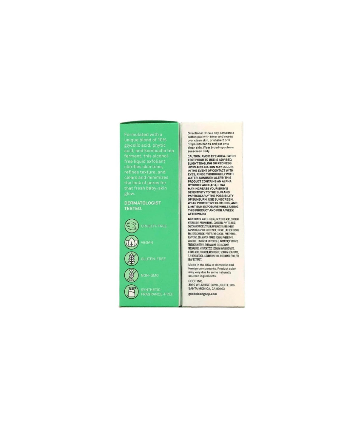 Skin Care Glycolic Toner with AHA & Extracts - Full Size 3.4 fl oz