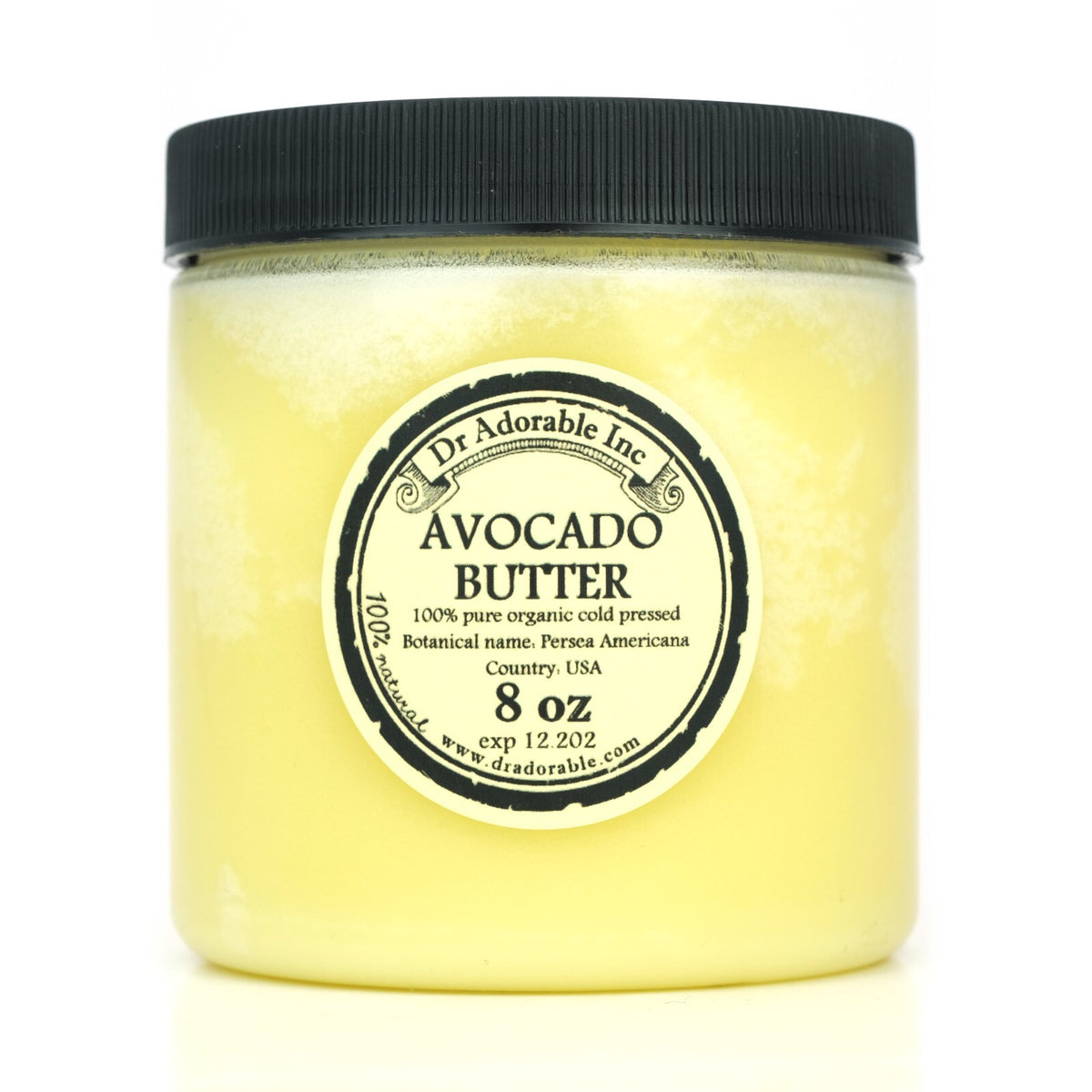 Organic Avocado Butter - Cold Pressed Pure