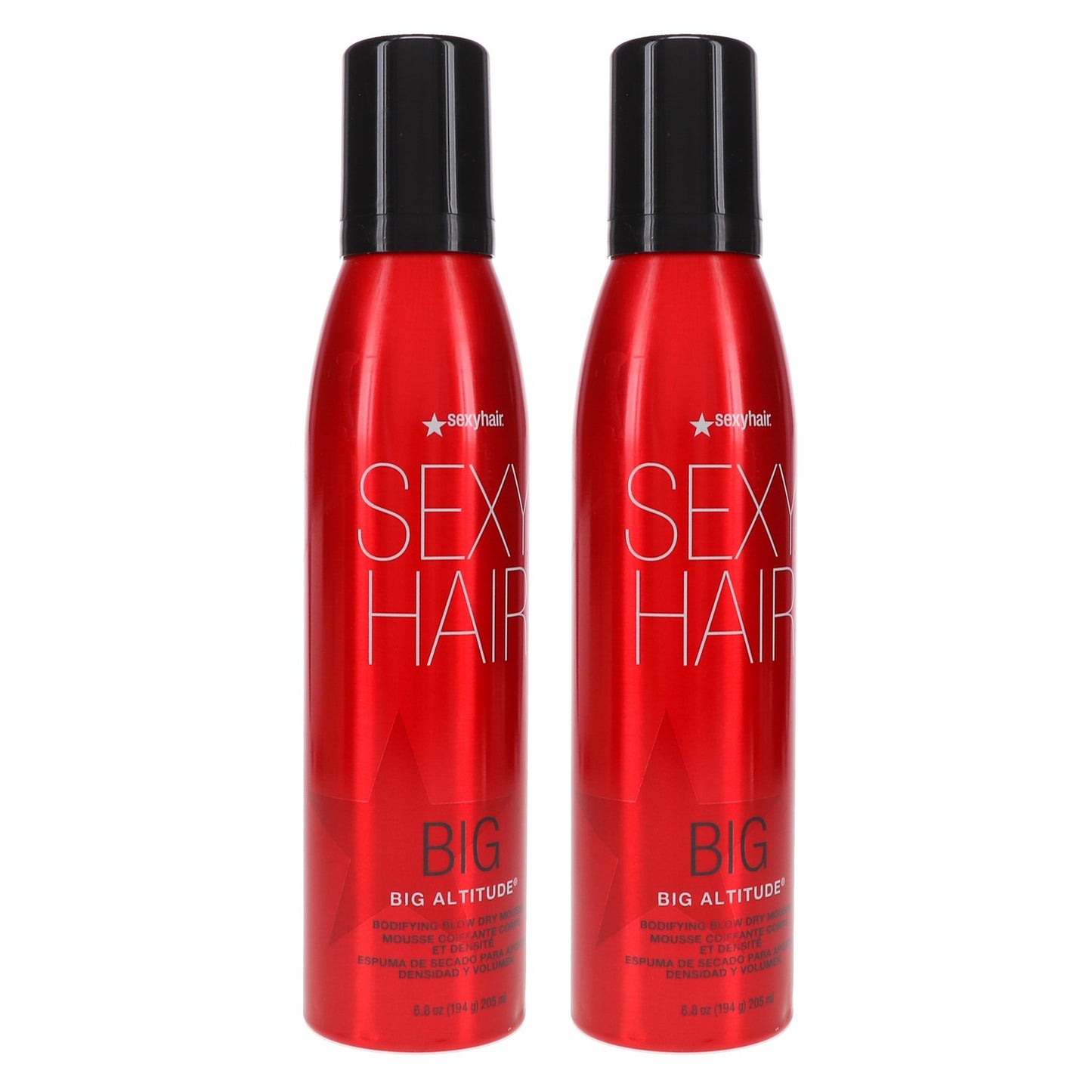 Hair Volumizing Mousse 6.8 oz - Pack of 2 for Frizz Control & Fullness