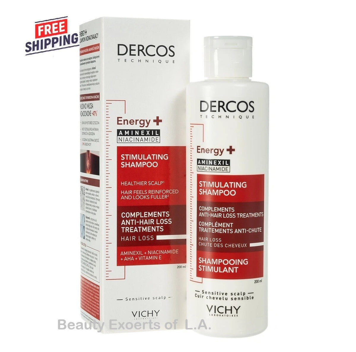 Vichy Dercos Energy+ Stimulating Anti Hair Loss Shampoo 200ml