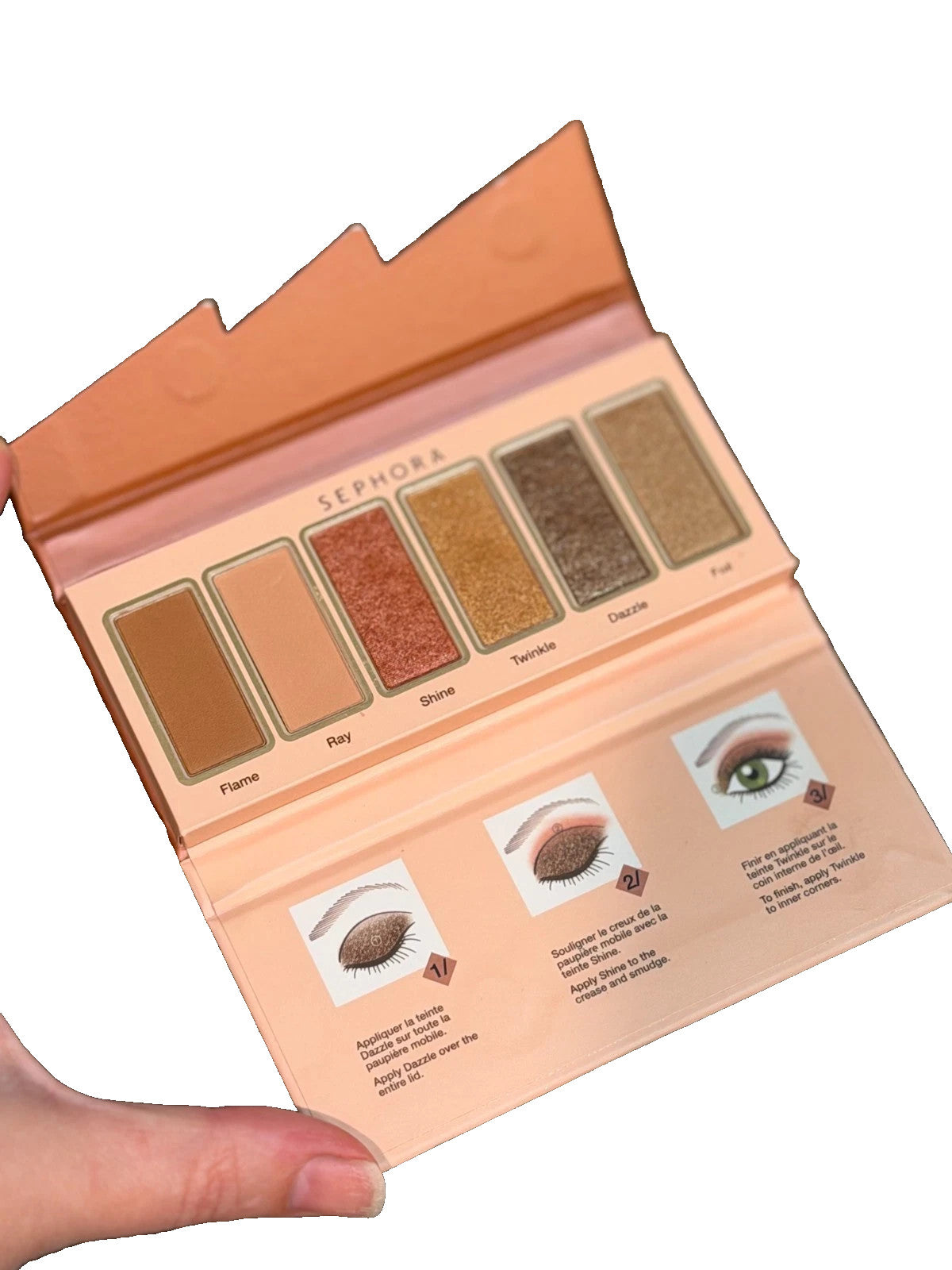 Vibrant Collection Sequin Eyeshadow Palette - 6 Color Shades, Sealed