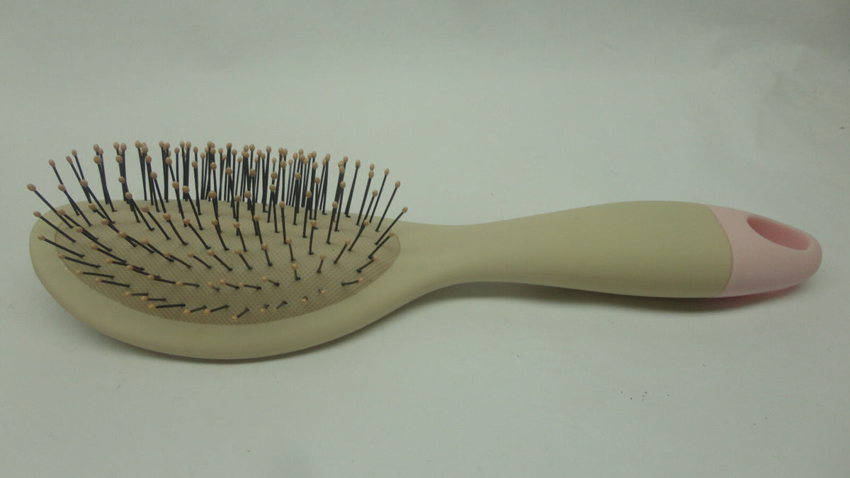 4 Pack Hair Brushes for Styling and Detangling - Rubber and Plastic Handles