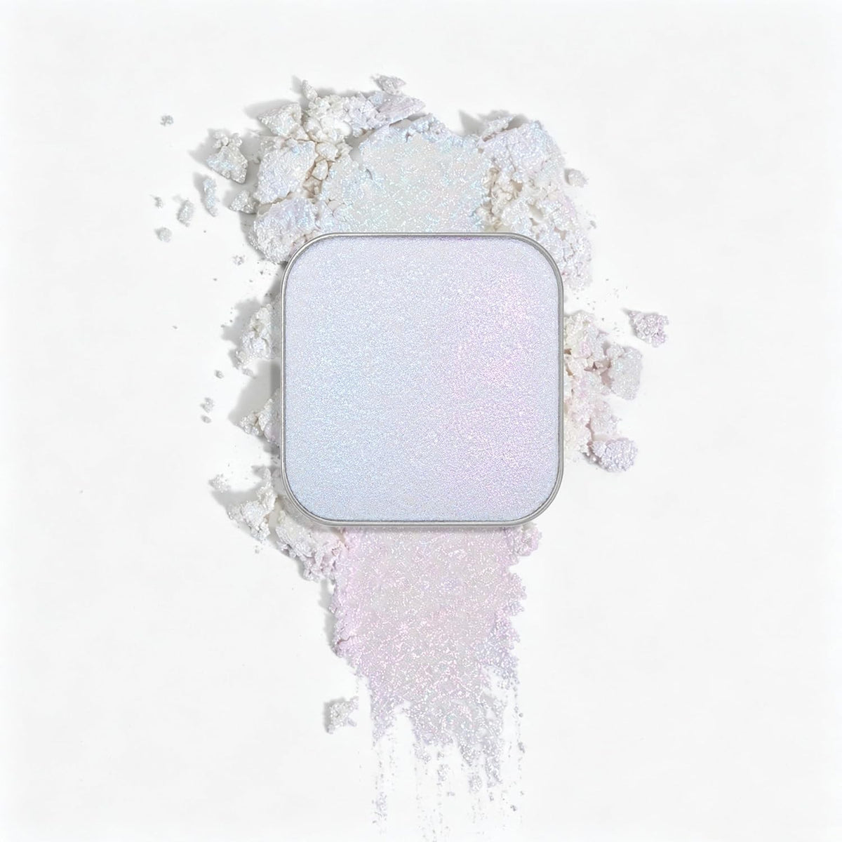 Duochrome Icy Blue to Lilac Pink Eyeshadow - Multidimensional Color Shift, Creamy Texture