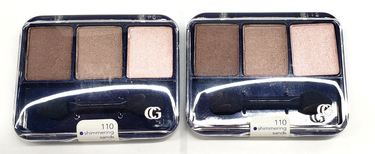 CoverGirl Eye Enhancers 3 Kit Eye Shadow - 110 Shimmering Sands, Set of 2