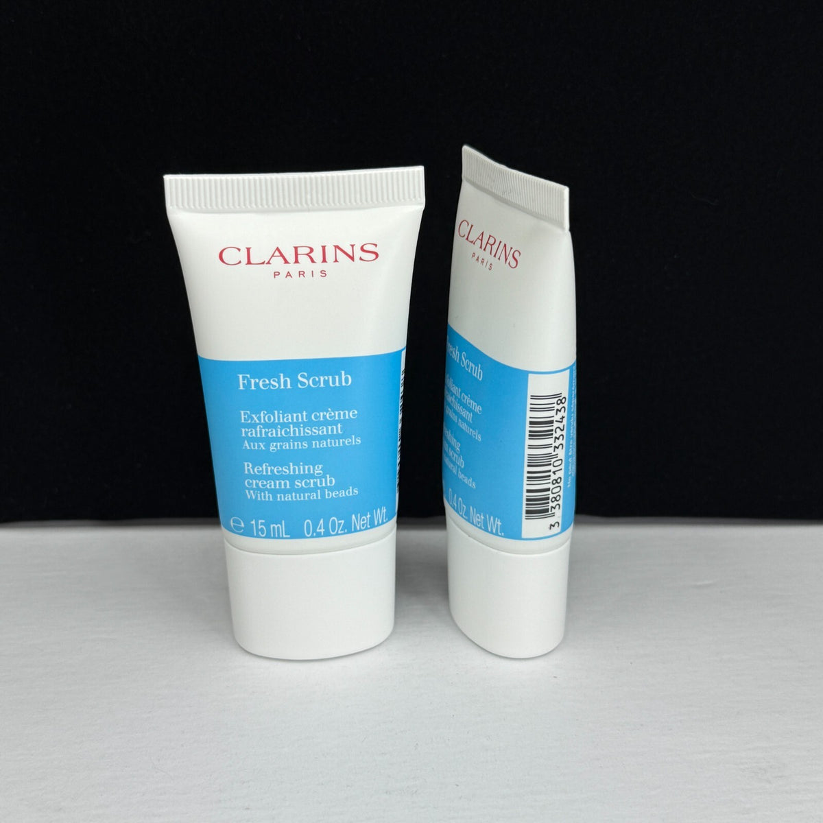 CLARINS Fresh Scrub Refreshing Cream Travel Size 0.4 oz / 15 ml (LOT