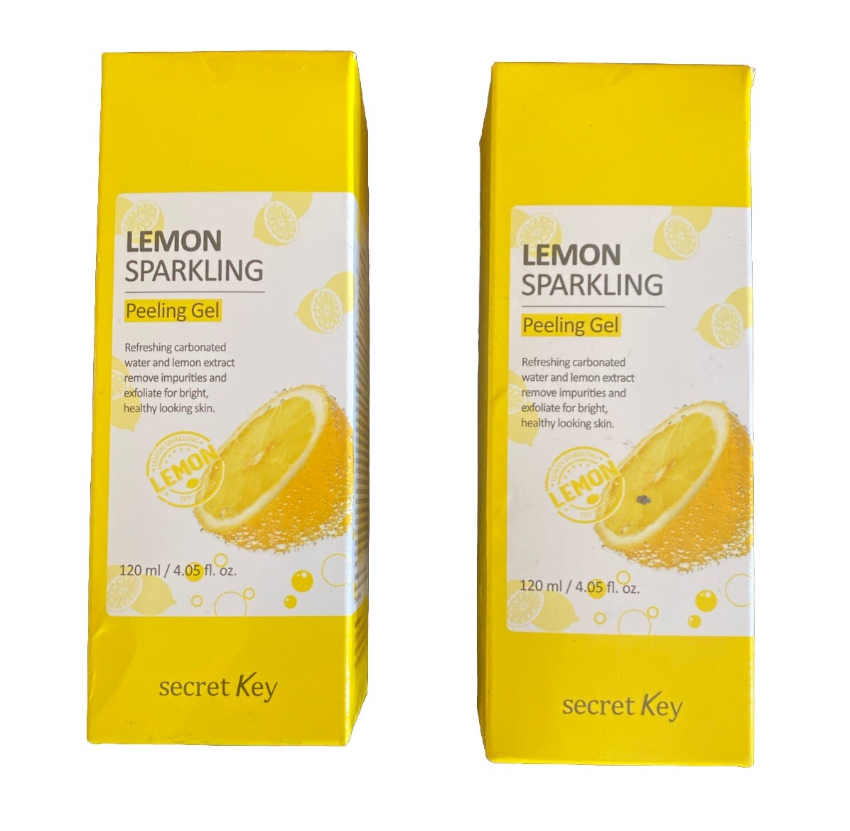 ( 2 of packs )SECRET KEY Lemon Sparkling Peeling Gel 120ml / 4.05 fl