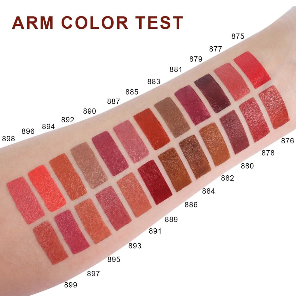 Nude Brown Velvet Matte Lipstick - Long Lasting Waterproof Lipstick for Women