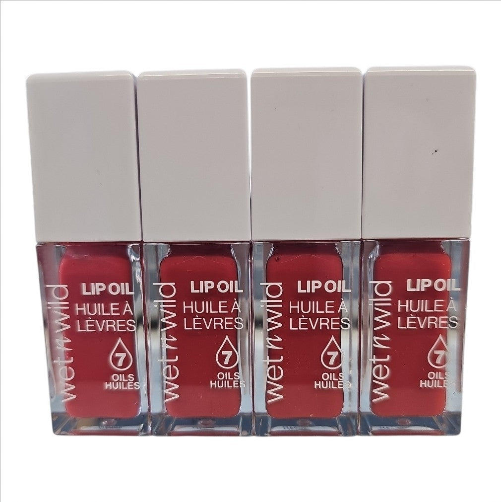 4 Pack Lip Oil Set - Moisturizing Lip Care with Vintage Society Flavors