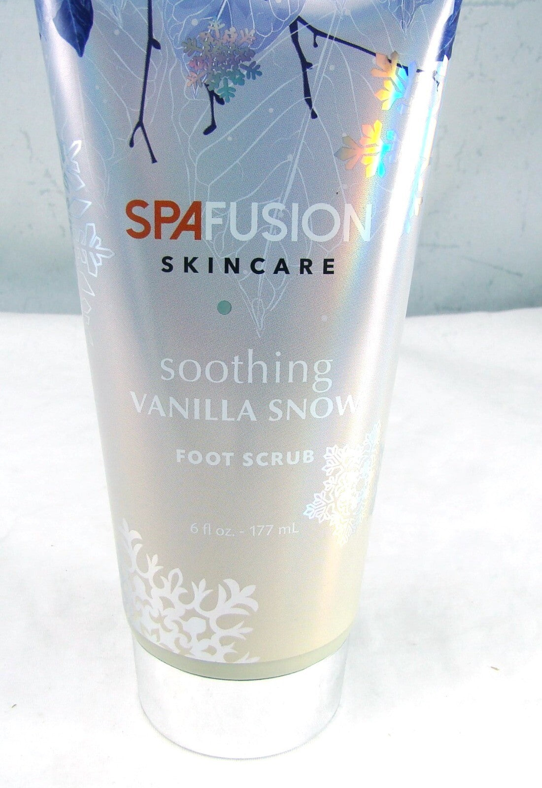 Spa Fusion VANILLA SNOW Foot Scrub 6 oz., 177 ml NEW NWOB