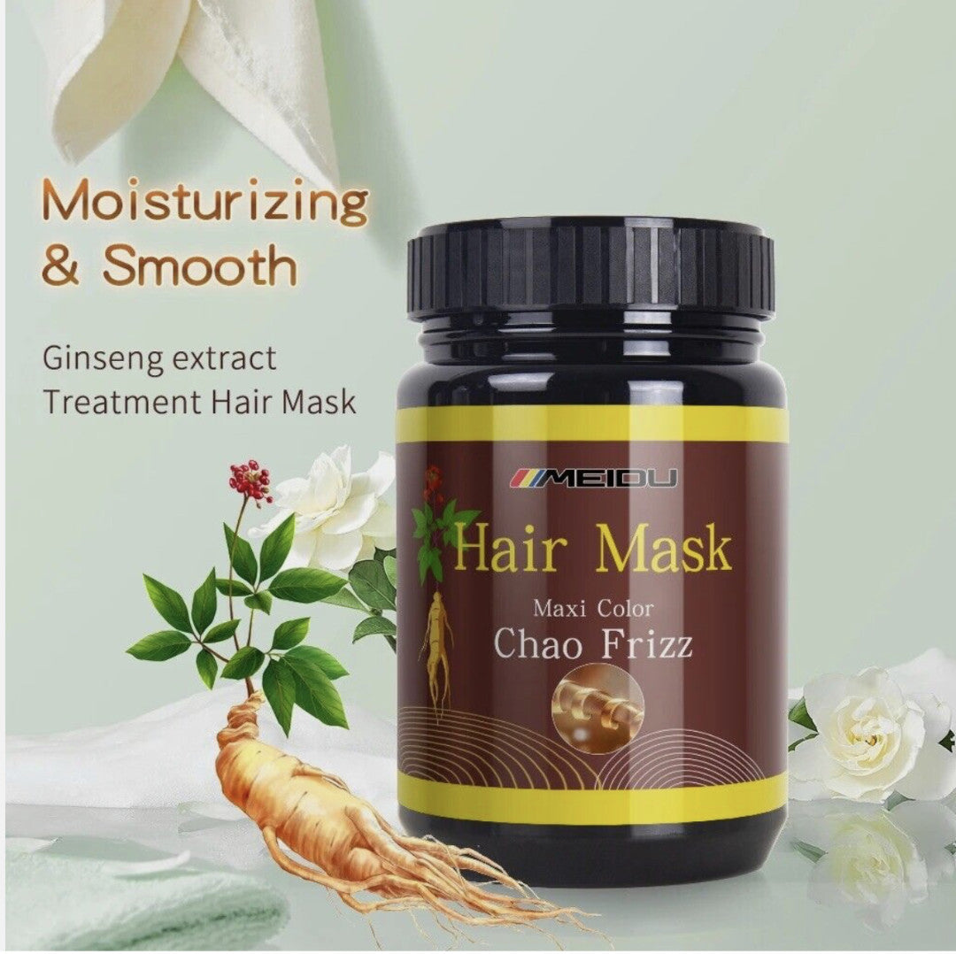 Hair Dye Color Shampoo Set Black – Mask & Spray