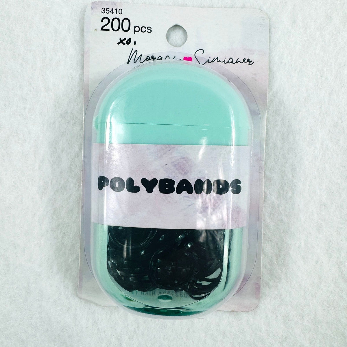 Scunci Polybands & Elastics Hairbands 200 ct 12 Assorted Colors