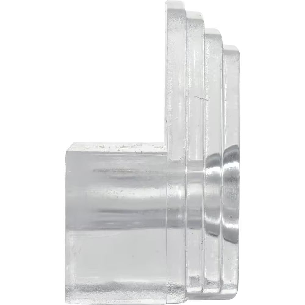 Plastic Mirror Clips 1/4 Inch Clear Wall Mounting Hardware Pack of 8