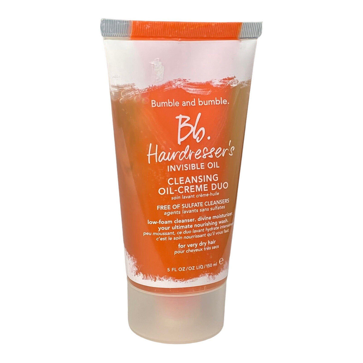 Hairdressers Invisible Cleansing Oil Cream Duo 5oz for Hair Treatment
