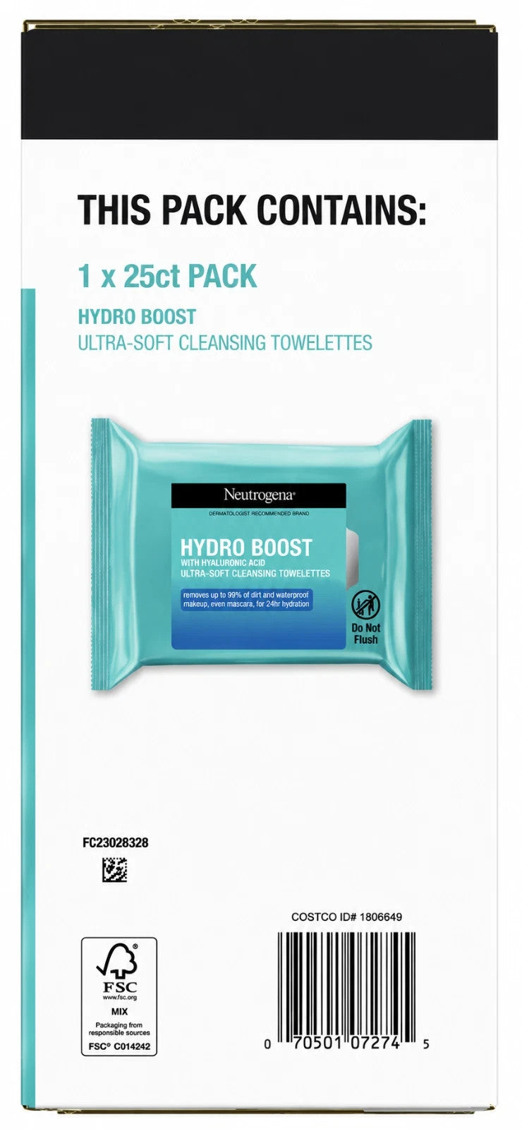 Neutrogena Ultra-Soft Makeup Remover & Hydrating Cleansing Towelettes