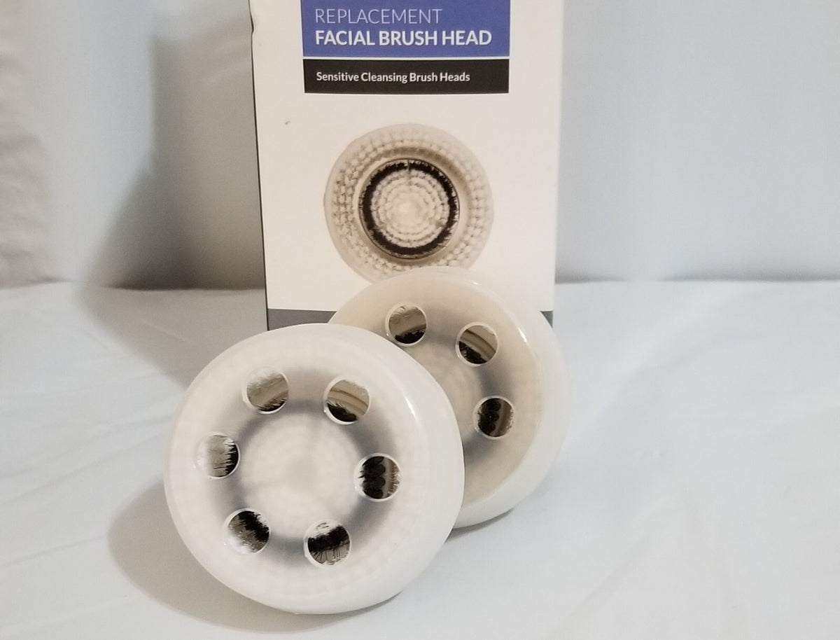 2 Pack Facial Cleansing Brush Heads Compatible with Brushmo – Replacement Skin Care Tools