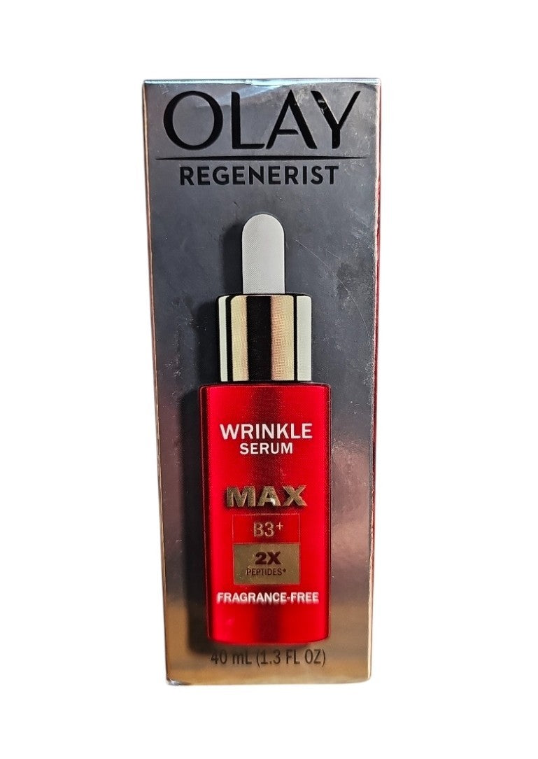 Olay Regenerist Wrinkle Serum with B3 & Peptides Fragrance-Free 1.3 fl oz