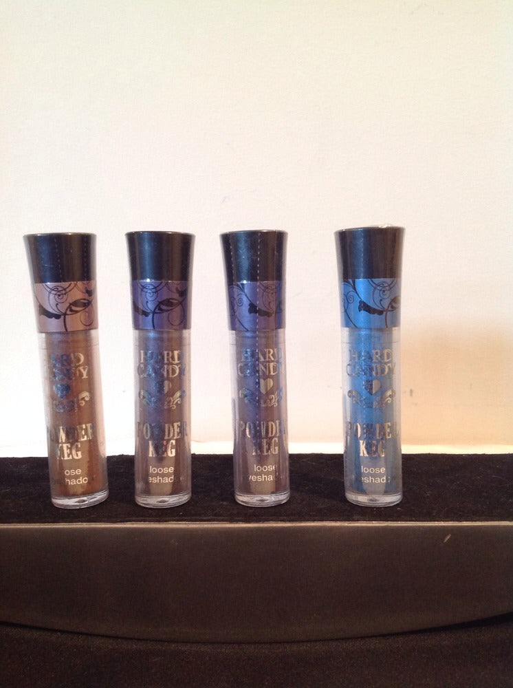 4-Piece Hard Candy Powder Keg Colors Makeup Set - Bold Shades