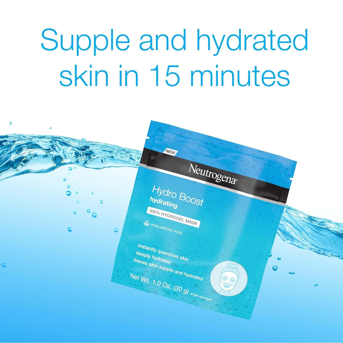 Hydro Boost Hydrating Hydrogel Face Mask with Hyaluronic Acid