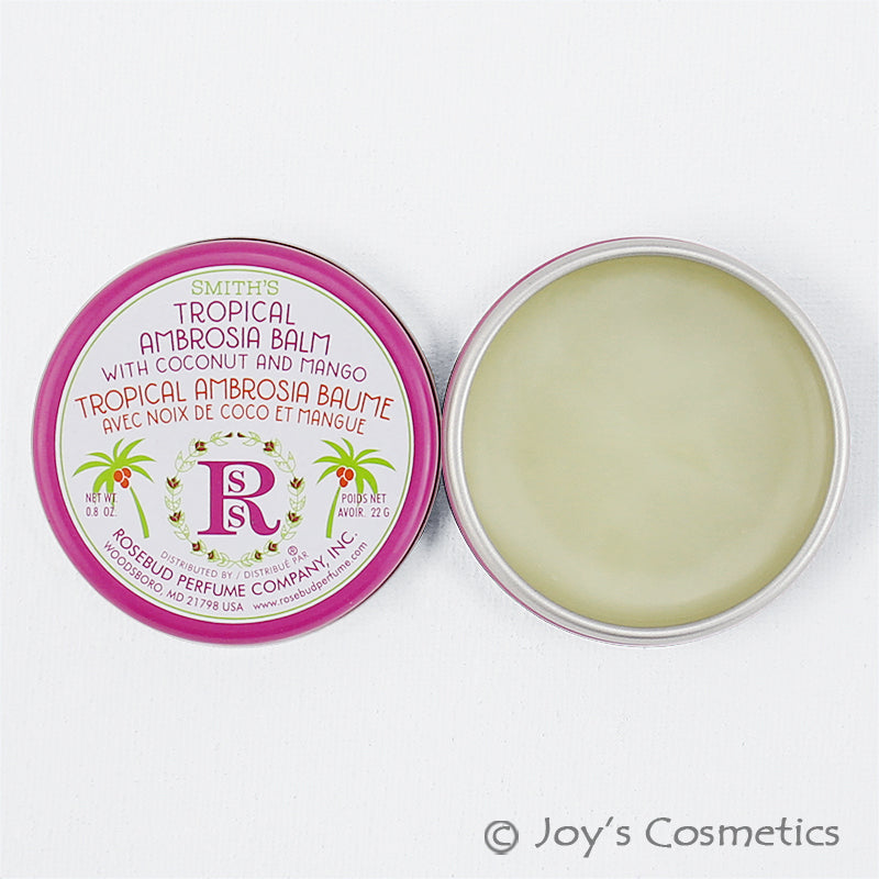 Lip Balm Tin - Tropical Ambrosia Coconut Mango Scented 0.8 oz