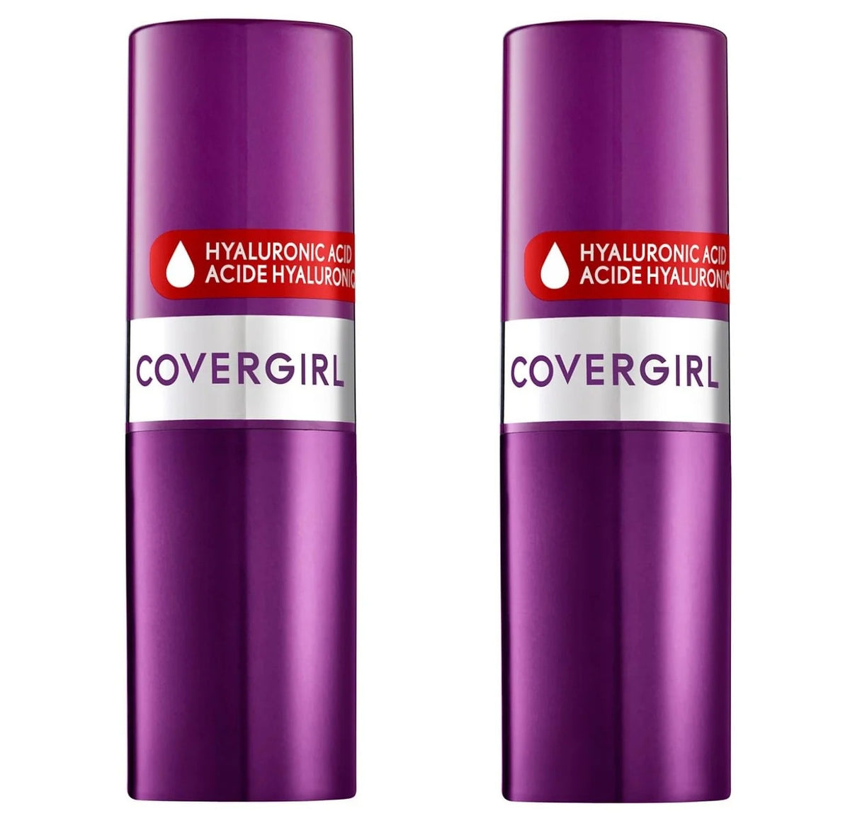 CoverGirl Simply Ageless Moisture Renew Lipstick Brave Burgundy - Pack of 2