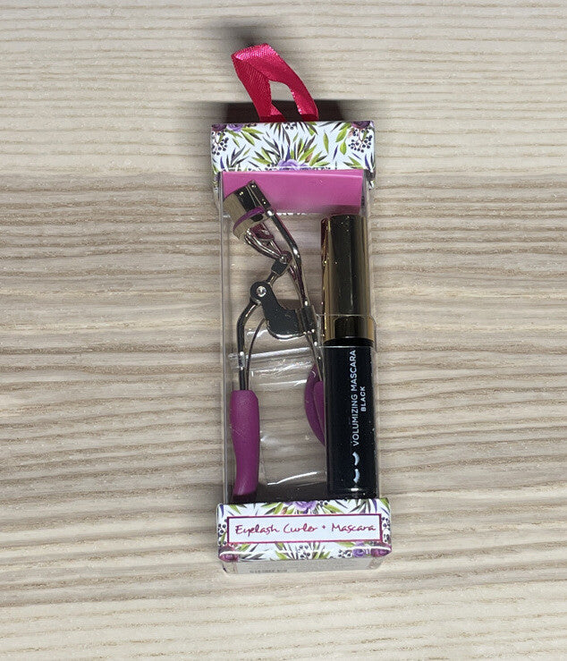 Eyelash Curler & Black Mascara Set for Eye Makeup - TruBeauty