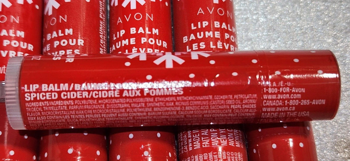 Spiced Cider Lip Balm Set - 10 Pack 0.15 oz Moisturizing Lip Care