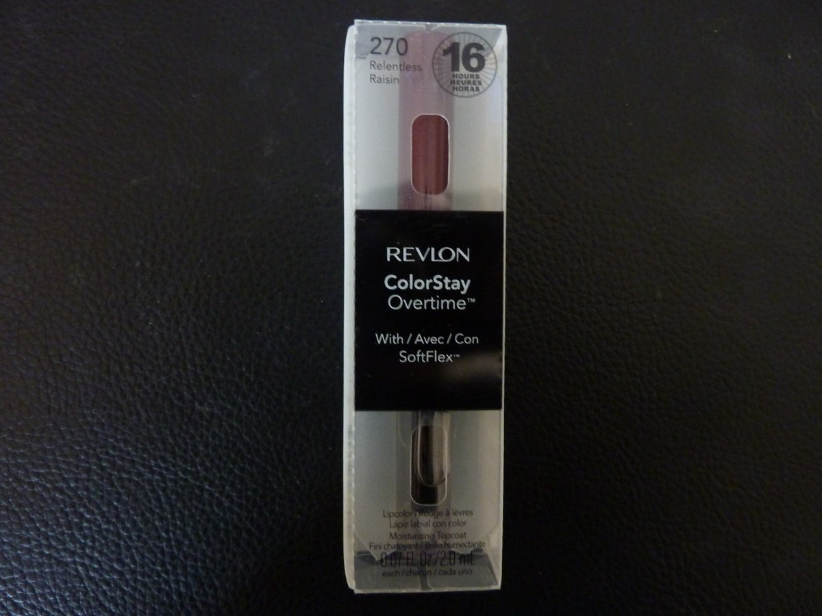 Revlon ColorStay Overtime Lip Color Relentless Raisin #270 - Longwear Lipstick