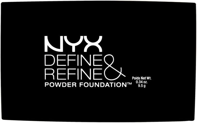 NYX Define & Refine Powder Foundation - Golden, Face Makeup, Flawless Finish