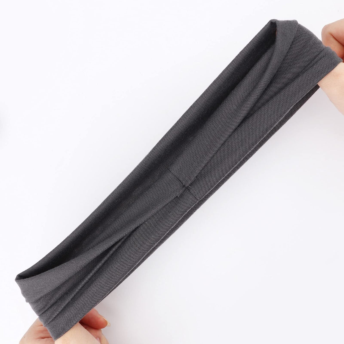 DRESHOW Yoga Sports Headbands for Women One Size, 6 Pack L: Solid