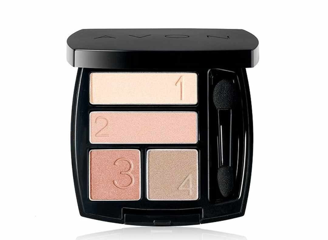 Eyeshadow Quad - Nude & Natural Tones, Long-Lasting Makeup Palette