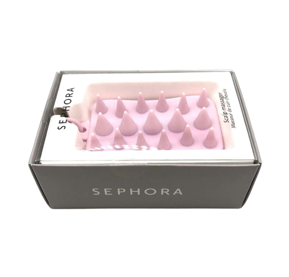 Silicone Scalp Massager - Pink Eco-Friendly Wet & Dry Hair Tool