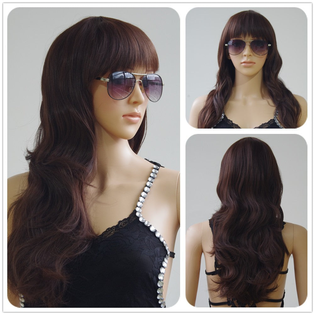 Long Ombre Wigs - Heat Resistant Synthetic Hair, Thick Full Wigs
