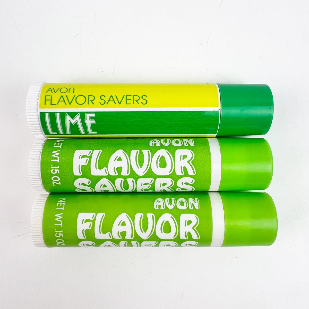 Vintage Avon Lime Lip Gloss Balm Collectible Lip Makeup Prop