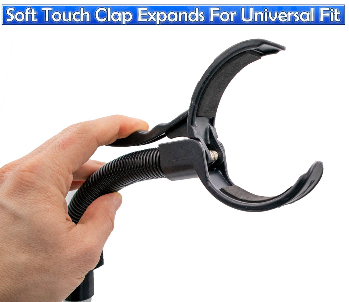 Adjustable Hands-Free Hair Dryer Stand with 360° Rotation & Stable Base