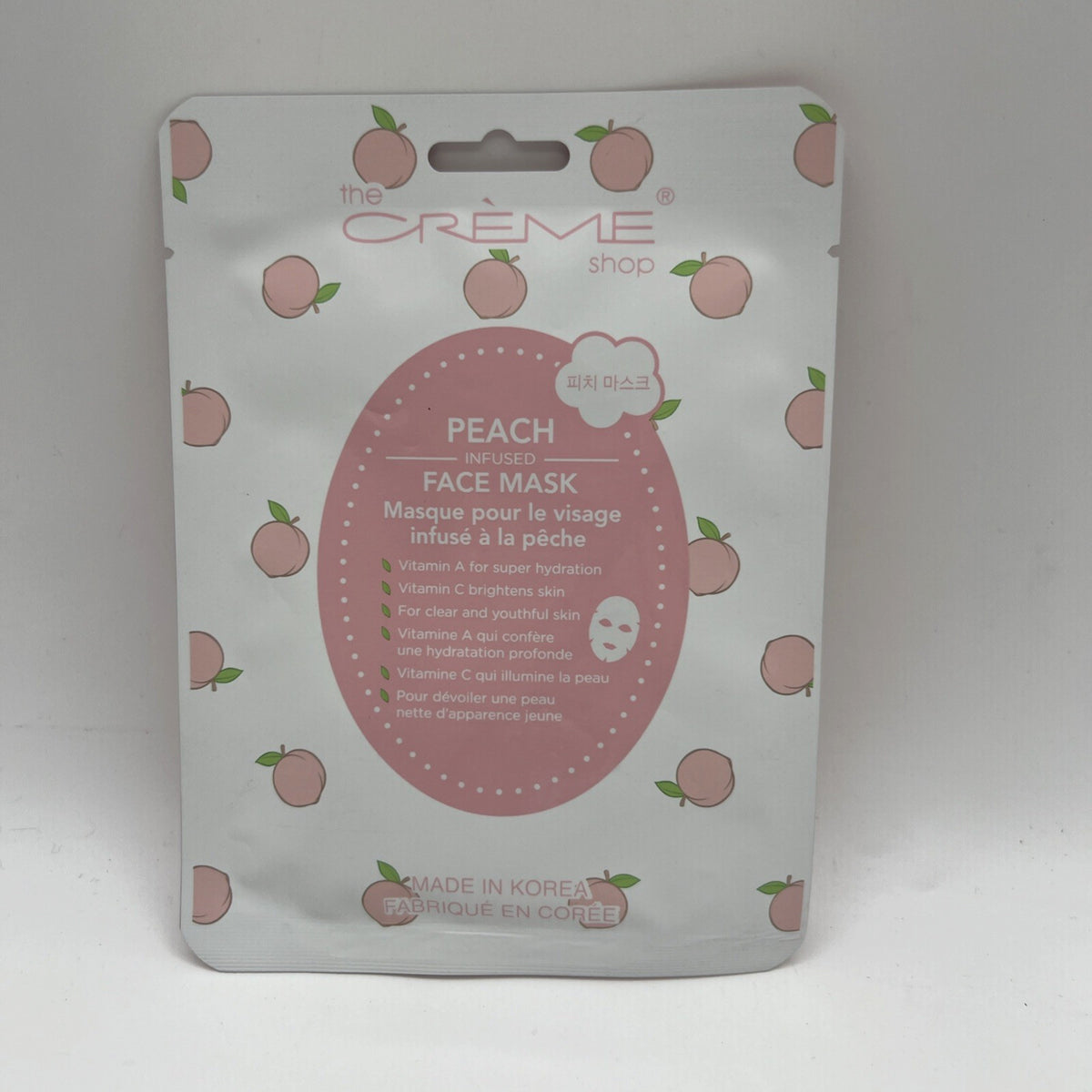 Peach Infused Face Mask - 1 Pack
