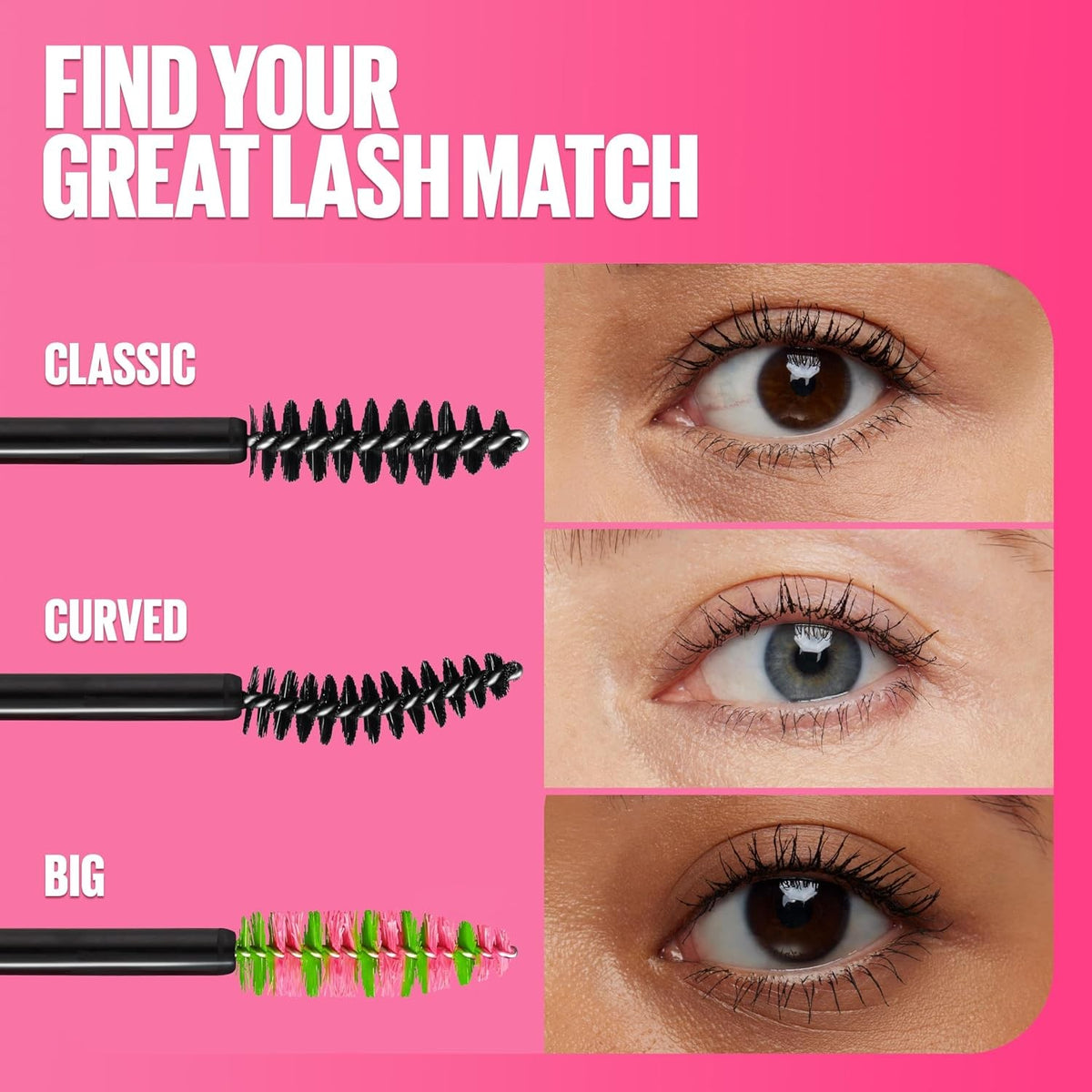 Volumizing Washable Mascara - Very Black, 0.34 fl oz, Long & Thick Lashes