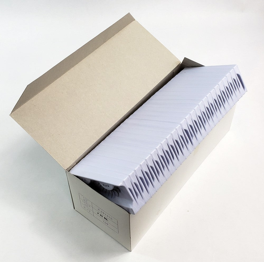 Bulk Pack Double Layered Human Hair Eyelashes - 24 or 100 Pack