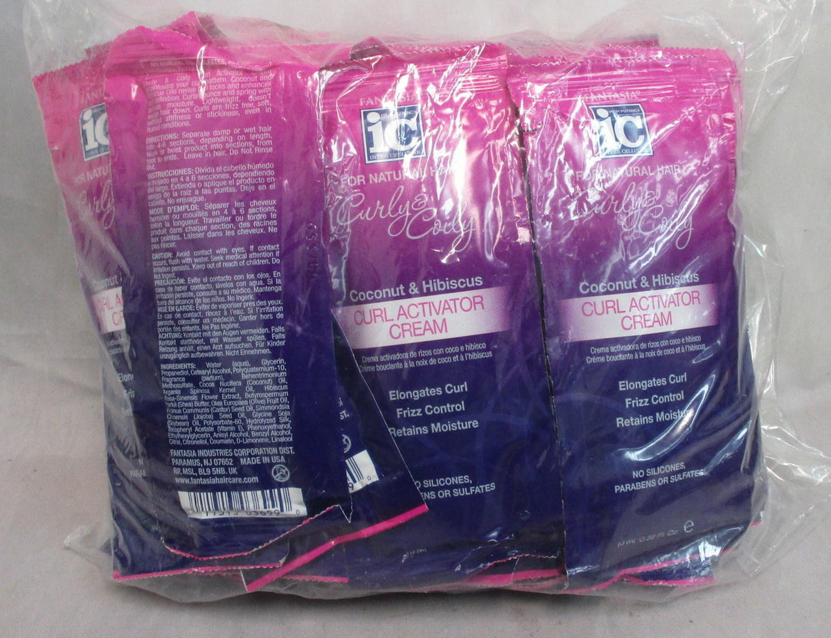 Curl Activator Cream Pack - Hydrating Coily & Curly Hair Treatment, 50 Packets